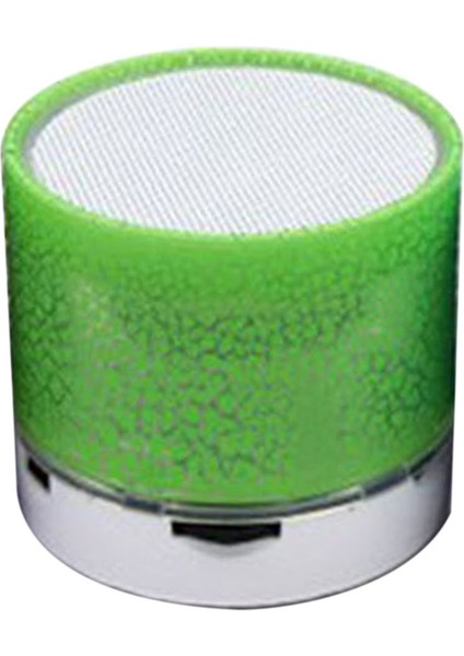 Mini Bluetooth Hoparlör Renkli Işık Taşınabilir Kablosuz Tf Aux Subwoofer (Yurt Dışından)