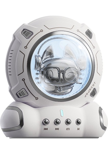 Astronot Kablosuz Bluetooth Hoparlör Gece Lambalı Taşınabilir Araç Subwoofer (Yurt Dışından)