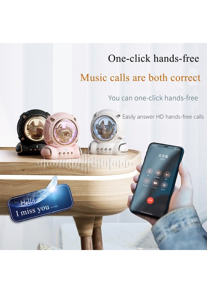 Astronot Kablosuz Bluetooth Hoparlör Gece Lambalı Taşınabilir Araç Subwoofer (Yurt Dışından) indirimleri