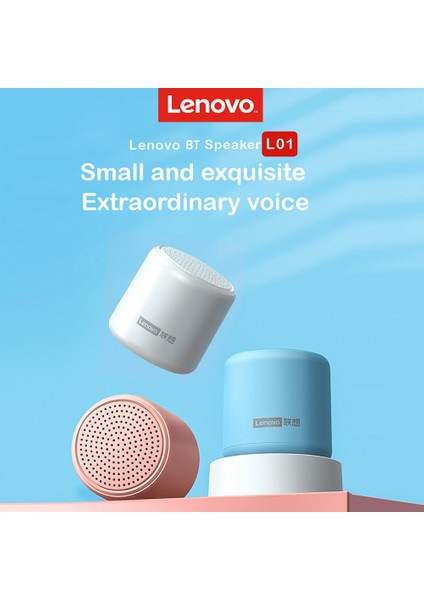 Lenovo L01 Kablosuz Hoparlör Hifi Stereo Taşınabilir Hafif Ipx5 Su Geçirmez (Yurt Dışından)