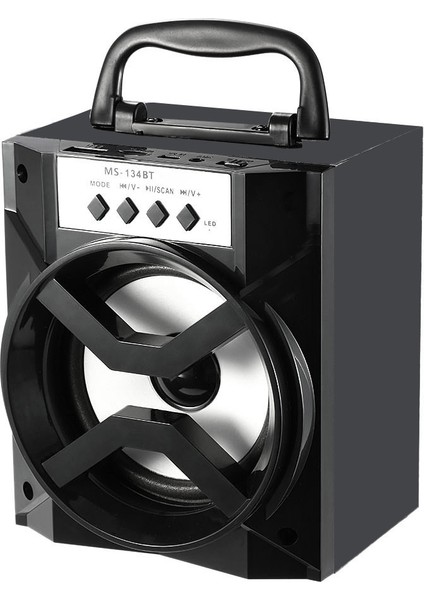 MS-134BT Kablosuz Bluetooth Hoparlör ve Subwoofer, Fm Radyo, Tf Kart Yuvası (Yurt Dışından)