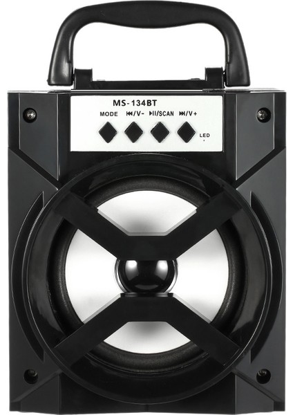 MS-134BT Kablosuz Bluetooth Hoparlör ve Subwoofer, Fm Radyo, Tf Kart Yuvası (Yurt Dışından)