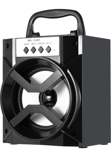 MS-134BT Kablosuz Bluetooth Hoparlör ve Subwoofer, Fm Radyo, Tf Kart Yuvası (Yurt Dışından)