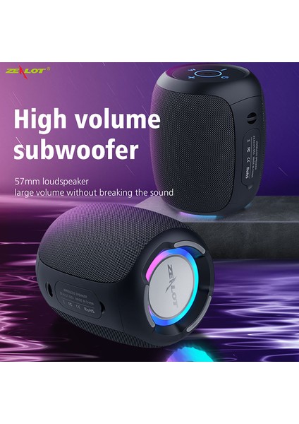S53 Kırmızı Mini Bluetooth Su Geçirmez Hoparlör (Yurt Dışından) fiyatları