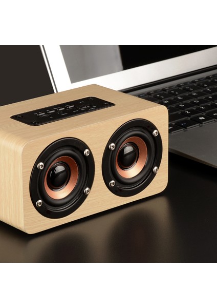 W5 Açık Sarı Bluetooth Hoparlör: Çift Hoparlör ve Süper B (Yurt Dışından) indirimleri