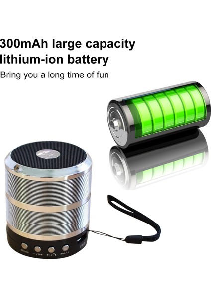 Taşınabilir Kablosuz Bluetooth Hoparlör, Mini Stereo Ses, USB ve Aux (Yurt Dışından) fiyatları