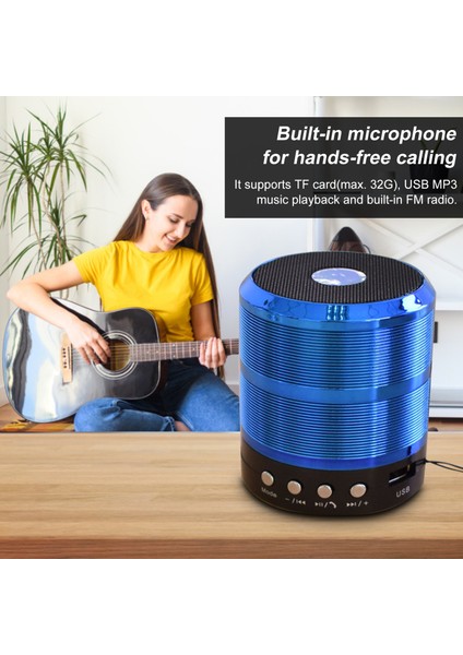 Taşınabilir Kablosuz Bluetooth Hoparlör, Mini Stereo Ses, USB ve Aux (Yurt Dışından) fırsatları