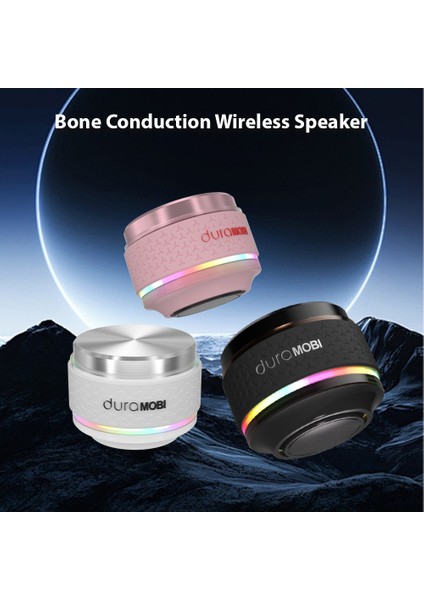 Duramobı Taşınabilir Bluetooth Hoparlör Rgb Neon Işık IP54 Su Geçirmez Dış Mekan Hoparlörü (Yurt Dışından)