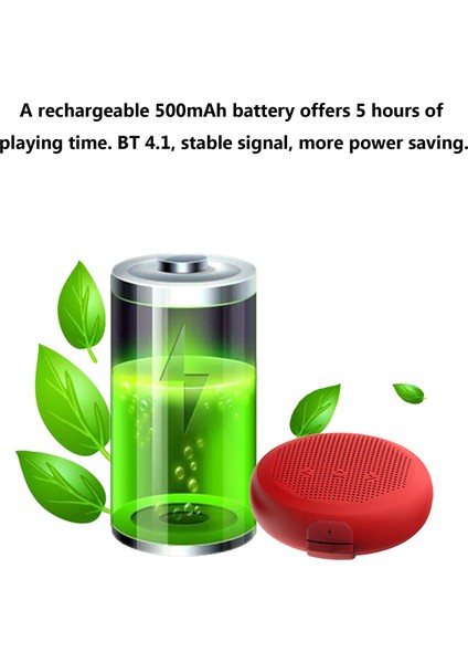 BT2288 Ipx7 Su Geçirmez Bluetooth Hoparlör Kablosuz Taşınabilir USB Şarjlı (Yurt Dışından)