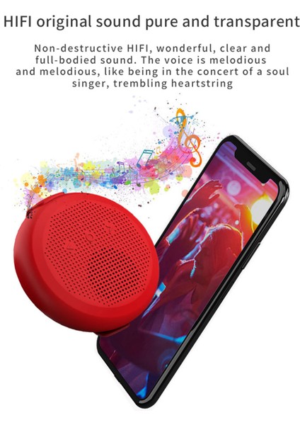 BT2288 Ipx7 Su Geçirmez Bluetooth Hoparlör Kablosuz Taşınabilir USB Şarjlı (Yurt Dışından)
