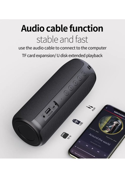 S51 Kablosuz Bluetooth Hoparlör Taşınabilir Outdoor Kırmızı Kumaş (Yurt Dışından) indirimleri