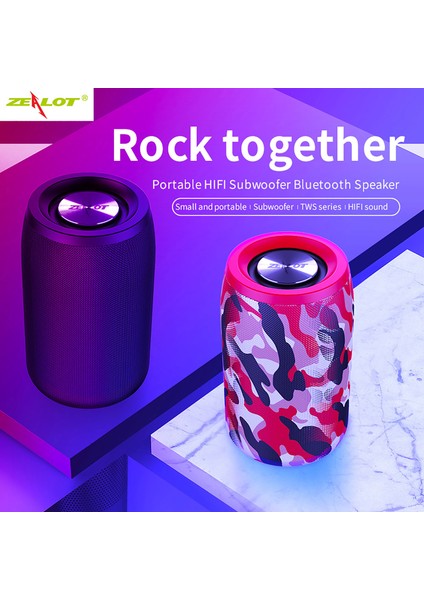 S32 Turkuaz Su Geçirmez Kablosuz Bluetooth Hoparlör (Yurt Dışından)