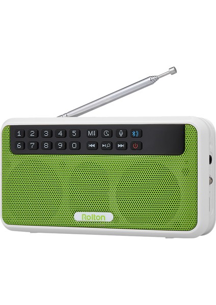 Rolton E500 Taşınabilir LED Ekranlı Bluetooth Hoparlör (Yurt Dışından)
