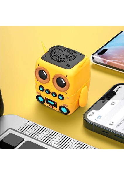 Çizgi Film Desenli Taşınabilir Bluetooth Hoparlör - Su Geçirmez Kamp ve Dış Mekan Partileri Için (Yurt Dışından)