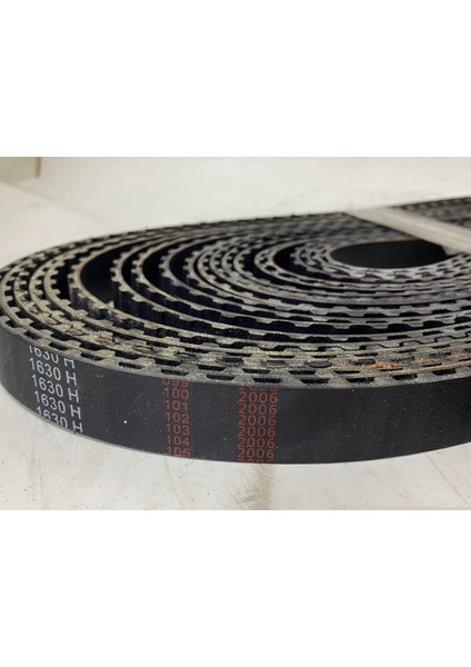 H 1630 25mm Kauçuk Zaman Kayış