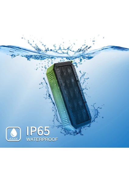 IP65 Su Geçirmez Taşınabilir Kablosuz Bluetooth Hoparlör Tf/aux Mini (Yurt Dışından)