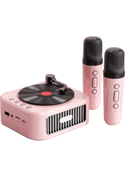 Retro CD Hoparlör Bluetooth 5.3 Kablosuz Çift Mikrofonlu Hi-Fi Ses 10 Saat Usb/tf Kart Desteği (Yurt Dışından)