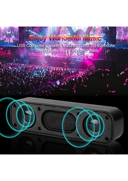 USB Ses Sistemi - Tv, Bilgisayar, Dizüstü ve Masaüstü Için Kablolu Audio (Yurt Dışından)