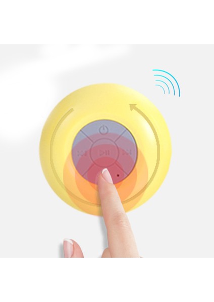 Bts-06 Su Geçirmez Taşınabilir Bluetooth Hoparlör Mavi Emici Taban (Yurt Dışından)