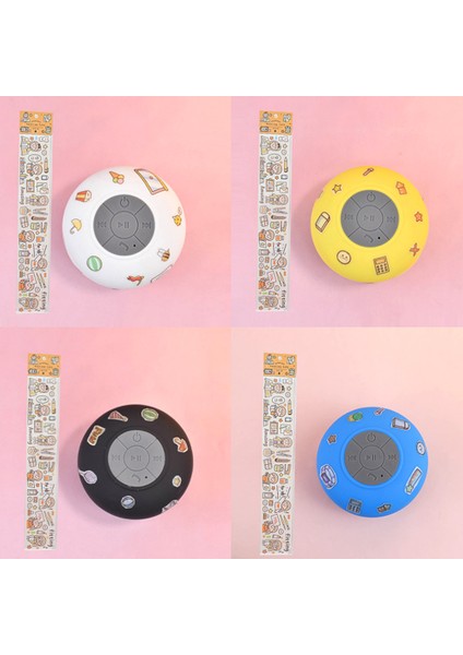 Mini Bluetooth Hoparlör Su Geçirmez Kablosuz Taşınabilir Mikrofonlu Duş & Araç Için Type-C Şarj (Yurt Dışından)