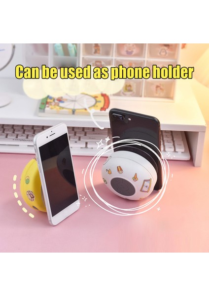 Mini Bluetooth Hoparlör Su Geçirmez Kablosuz Taşınabilir Mikrofonlu Duş & Araç Için Type-C Şarj (Yurt Dışından)
