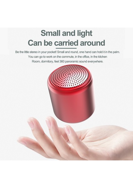 Taşınabilir Bluetooth 5.0 Blı Mikrofonlu Hoparlör (Yurt Dışından)