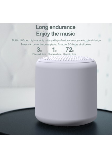 Taşınabilir Bluetooth 5.0 Blı Mikrofonlu Hoparlör (Yurt Dışından)