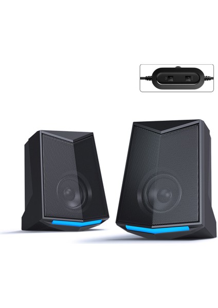 V-115 USB Taşınabilir 2.0 Stereo Hoparlör Pc Dizüstü Telefon (Yurt Dışından)