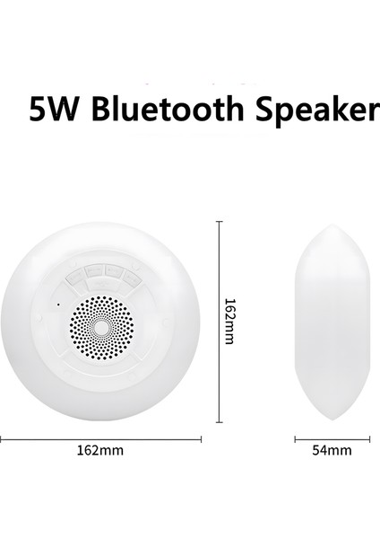 Yüzen Bluetooth Hoparlör Ipx7 Su Geçirmez Stereo Ses LED Işık (Yurt Dışından) fiyatları