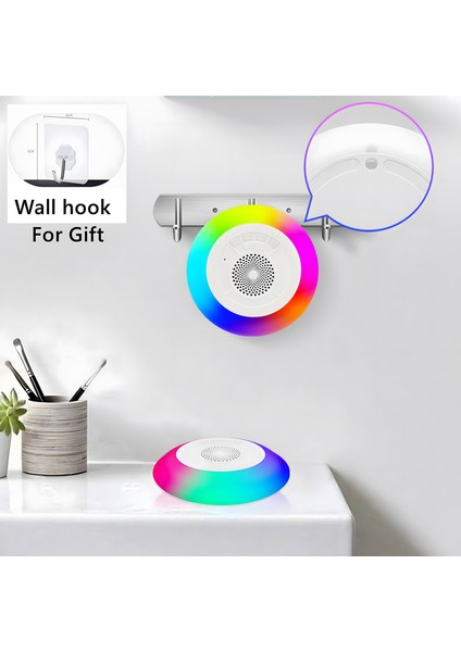 Yüzen Bluetooth Hoparlör Ipx7 Su Geçirmez Stereo Ses LED Işık (Yurt Dışından) fırsatları