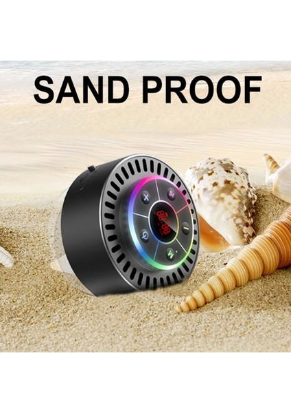 Ipx7 Su Geçirmez Bluetooth Hoparlör Fm Radyo LED Ekran Mini (Yurt Dışından) modelleri