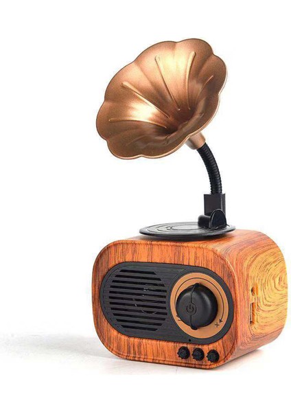 Vintage Taşınabilir Açık Hava Bluetooth Hoparlör (Yurt Dışından)