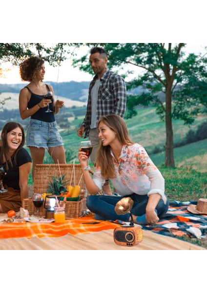 Vintage Taşınabilir Açık Hava Bluetooth Hoparlör (Yurt Dışından) fırsatları
