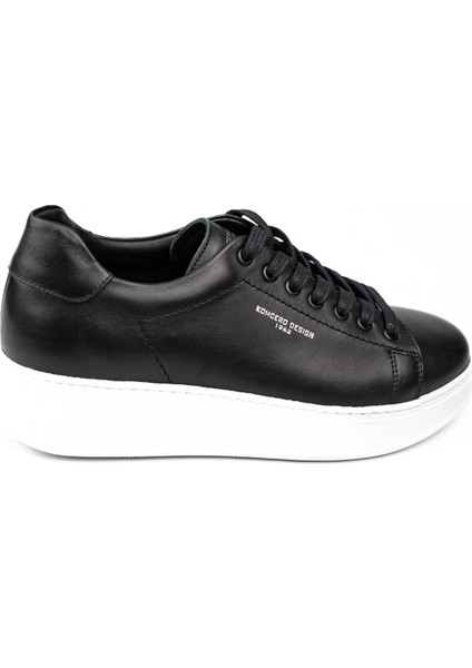 2225 Siyah Deri Erkek Sneaker Ayakkabı fiyatları