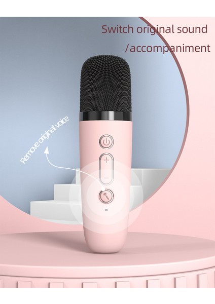 Mini Bluetooth Karaoke Hoparlör ve Kablosuz Mikrofon Seti - Ev Partileri (Yurt Dışından)