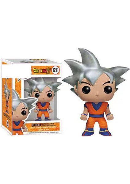Pop Seven Dragon Ball Goku Vegeta Anime Sevimli Bebeğin Elini Çevreleyen Çizgi Film Oyuncaklarının Q Versiyonu (Yurt Dışından)