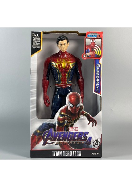 Yeni Avengers Iron Man Justice League Simülasyon Bebeklerini Çevreleyen Sesli El Aleti Filmi (Yurt Dışından)
