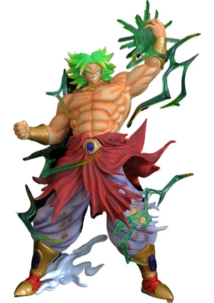 Yedi Dragon Ball Çevresel Rezonans Serisi Süper Sai Broli El Kuklası Süs Modeli (Yurt Dışından)