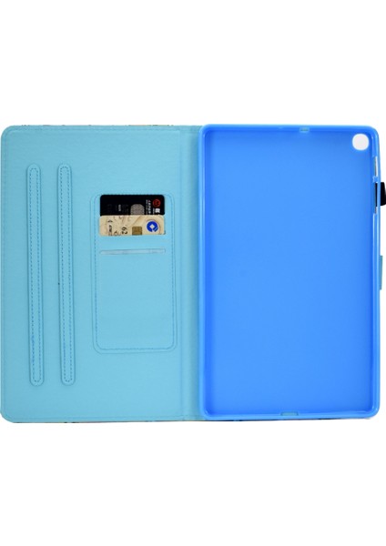 Galaxy Tab S6 Dikiş Ipliği Deri Kılıf Için (Yurt Dışından)