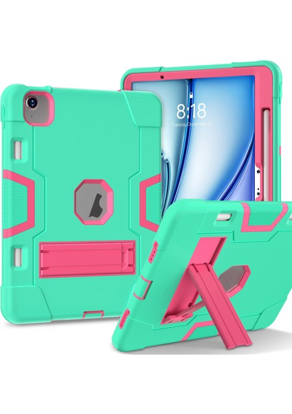 iPad Air 11 2024 Için Silikon Akrilik Pc Tablet Kılıfı (Yurt Dışından)