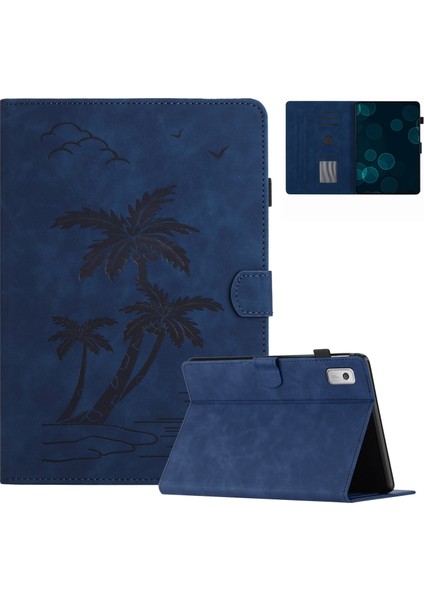 Lenovo Tab M9 TB-310FU Için Hindistan Cevizi Ağacı Pu Kılıf (Yurt Dışından)