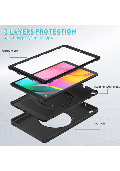 Samsung Galaxy Tab A 10.1 T515/T510 2019 Tpu + Pc Kılıfı Için (Yurt Dışından) indirimleri