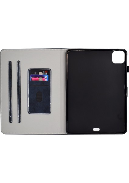 iPad Pro 11 2024 Için Mermer Kumaş Akıllı Deri Kılıf (Yurt Dışından) modelleri