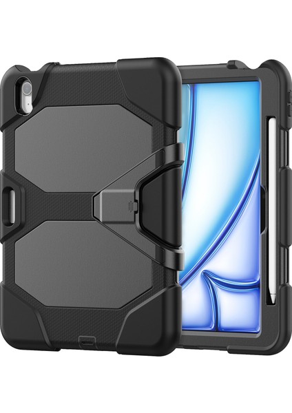 iPad Air 11 2024 Için Silikon Hibrit Pc Kılıfı (Yurt Dışından)