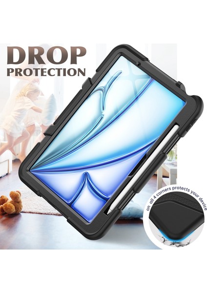 iPad Air 11 2024 Için Silikon Hibrit Pc Kılıfı (Yurt Dışından) fırsatları