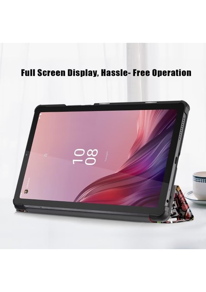 Lenovo Tab M9 TB-310FU Için Deri Akıllı Tablet Kılıf (Yurt Dışından)