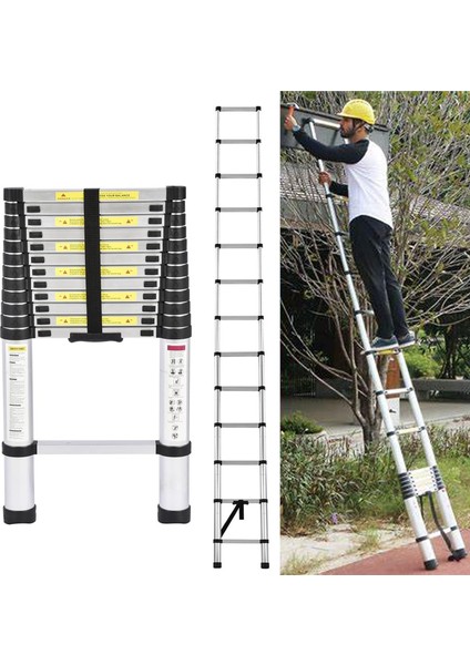 Teleskopik Merdiven 13 Basamaklı 3,8 mt indirimleri
