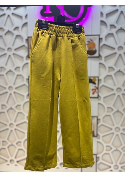 Kız Çocuk Yakalı Yeşil Alt Üst Takım modelleri