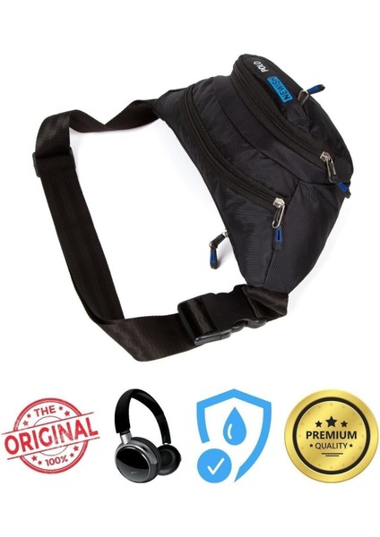 Şık Siyah Omuz ve Bel Çantası, Hafif ve Rahat Günlük Kullanım için ideal fırsatları