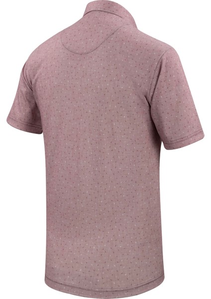 Erkek Gömlek Yaka Dijital Baskı Desenli Klasik Kalıp Tişört - 5109 fırsatları